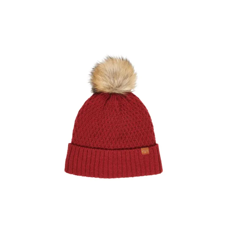 Callaway Ladies Pom Pom Beanie Red