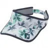 FJ Ladies Visor Floral Navy